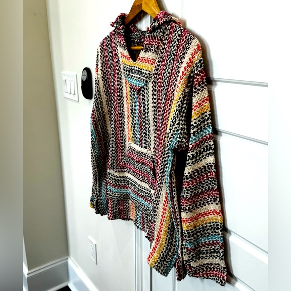 NEW Baja Joe THE ORIGINAL Baja Hoodie Multi Color, Small Sweatshirt - Picture 6 of 8